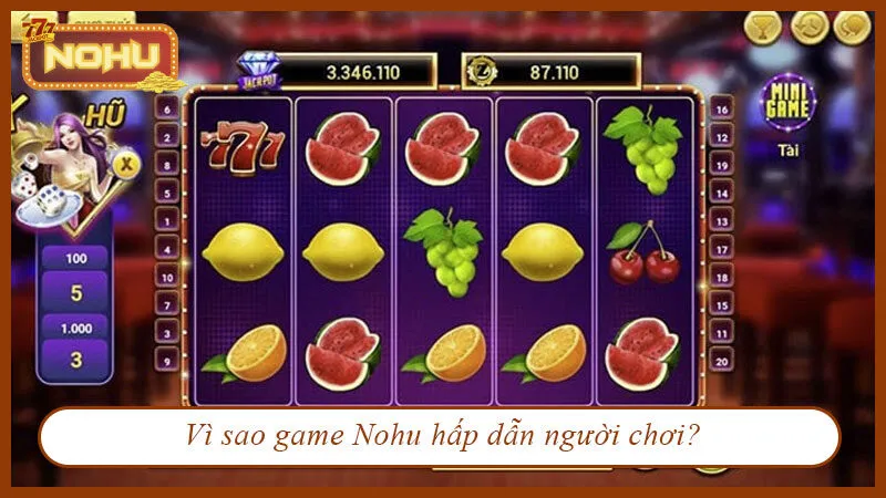 Vì sao Nohu lại hấp dẫn người chơi? Vì sao Nohu lại hấp dẫn người chơi?